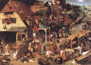 Pieter Bruegel Museums national the niederlandischen proverb Spain oil painting artist